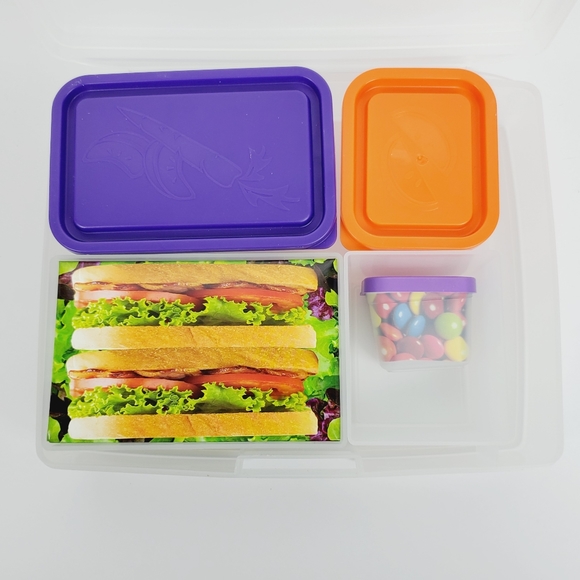 Bentology Eating by Design, 5 Section, 3 w/ Lid - Picture 2 of 3